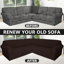Soft Jacquard Stretch Sofa Covers For Sectional Corner Sofas - 3-Piece Soft & Washable Couch Slipcovers For 7-Seat Corner Sofas-1974379267
