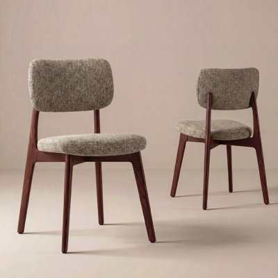 Upholstered Solid Wood Dining Chair Side Chair