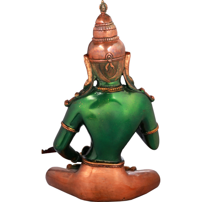 Divinité bouddhiste tibétaine, Vert / bronze