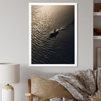 Sérénité nautique en noir et blanc I