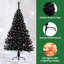 4.92' H Lighted Artificial Christmas Tree-52386600-52373443-52375188