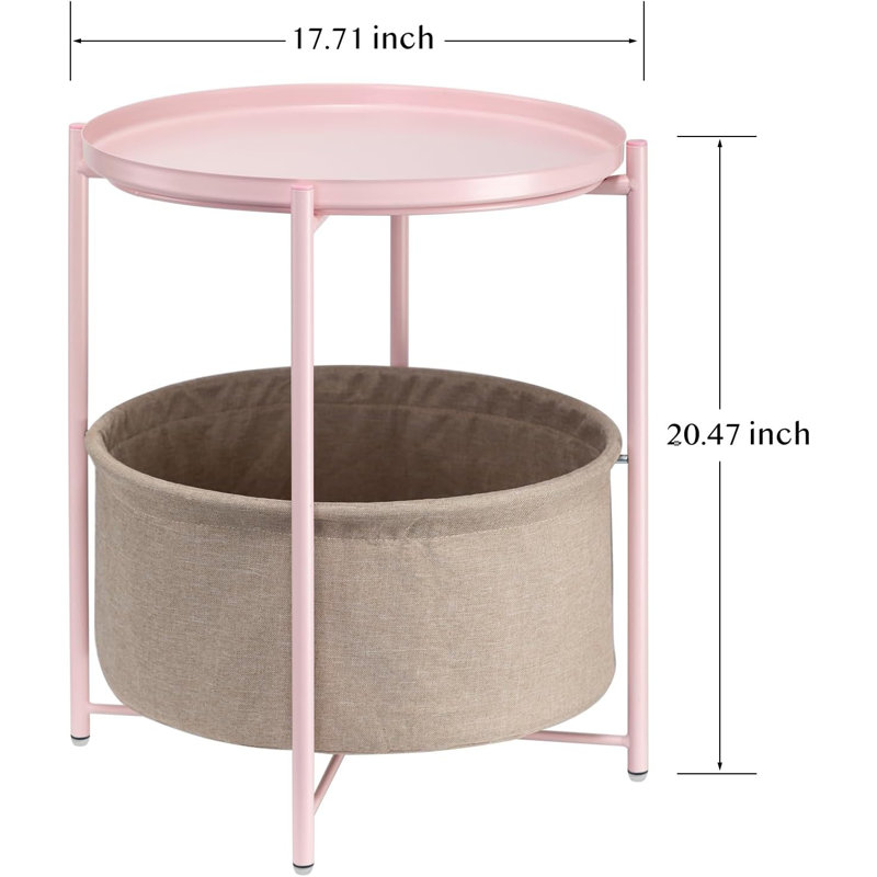 End Table, Pink
