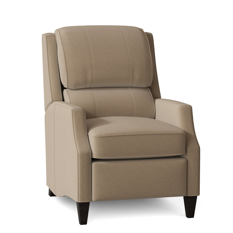 Mauney Recliner, Cobblestone, Manual, Empyrean Tweed Genuine Leather