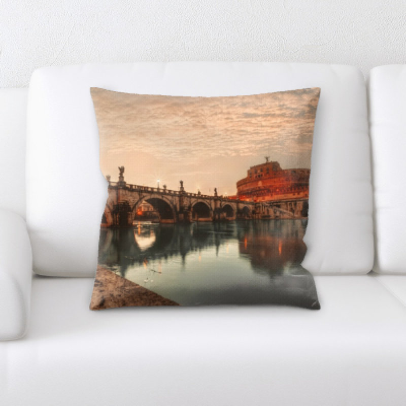 Microsuede Throw Pillow