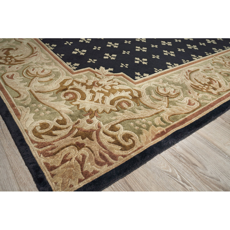 Tibetan One-of-a-Kind 9'3" X 10'3" Hand Knotted Area Rug