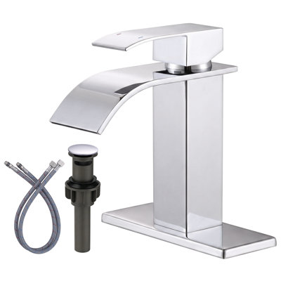 Robinet de salle de bain avec ensemble de drain Centreset