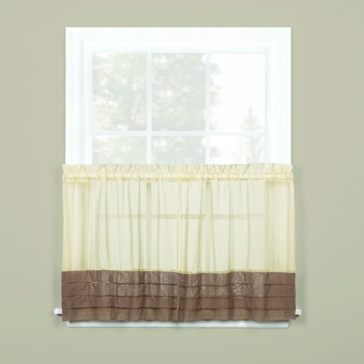 Mengiste Striped Cafe Curtain
