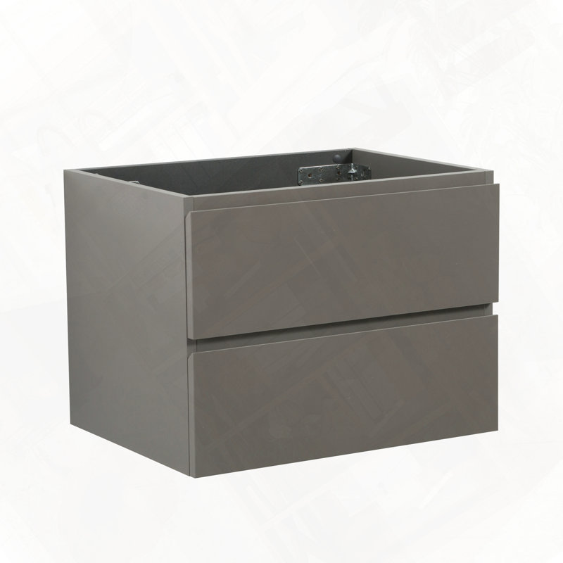 Armoire murale avec deux tiroirs à fermeture en douceur pré-assemblés