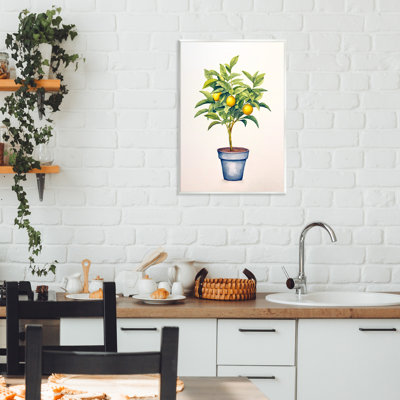 Plaque murale Citrus Serenade Plant, design par Andrea Haase
