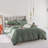 Satin Duvet Cover with Zipper Closure and Corner Ties, OEKO-TEX Certified-110582275-110582278