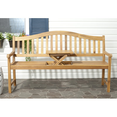 Solid Wood Acacia Outdoor Bench