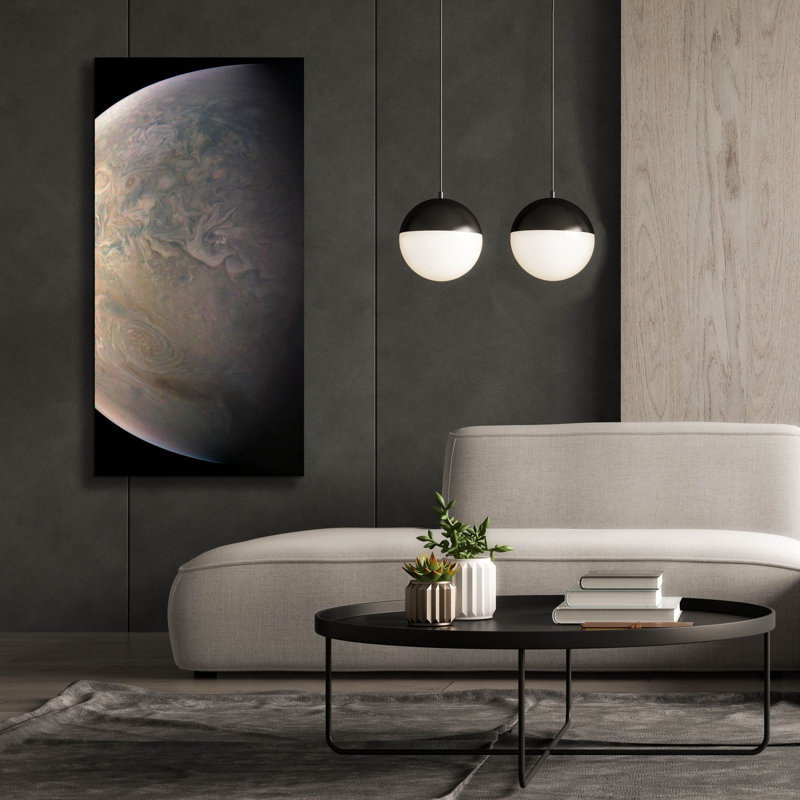 Toile 30 po x 60 po «Juno Close Look At The Little Red Spot» par NASA
