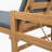 Outdoor Wood Chaise Lounge