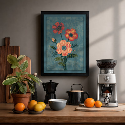 Stems Study Botanical - Framed Print