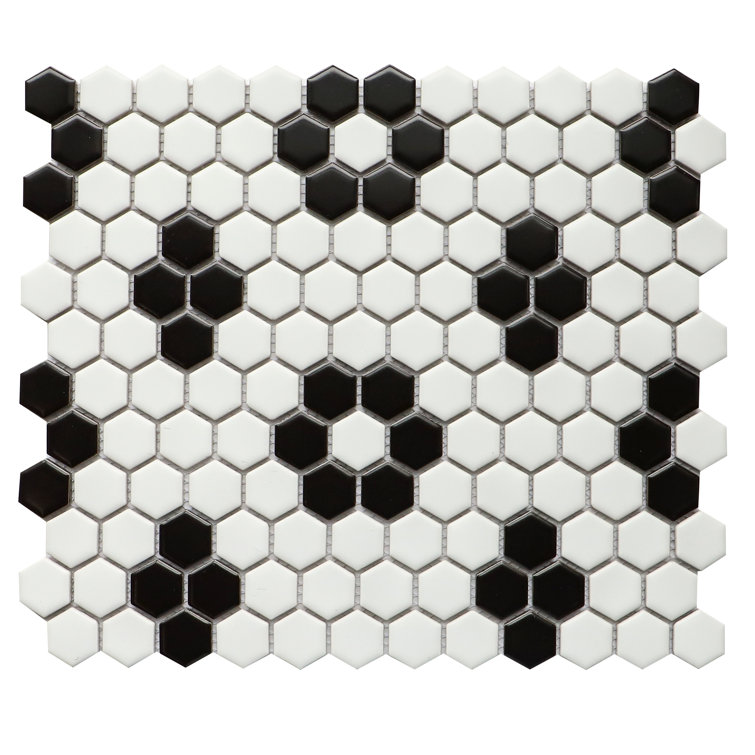 Value Series 1" x 1" Porcelain Mosaic Wall and Floor Tile