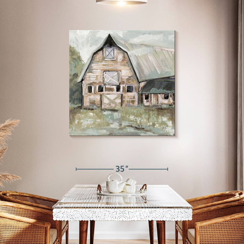 Lilie Going To The Country II Neutral, 39" H x 39" W