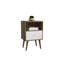 Table de chevet 18 po Liberty en brun rustique et blanc (table de chevet seulement)-121040226
