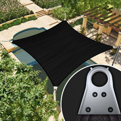 Amgo Rectangle Super Ring Sun Shade Sail 260 GSM Heavy Duty