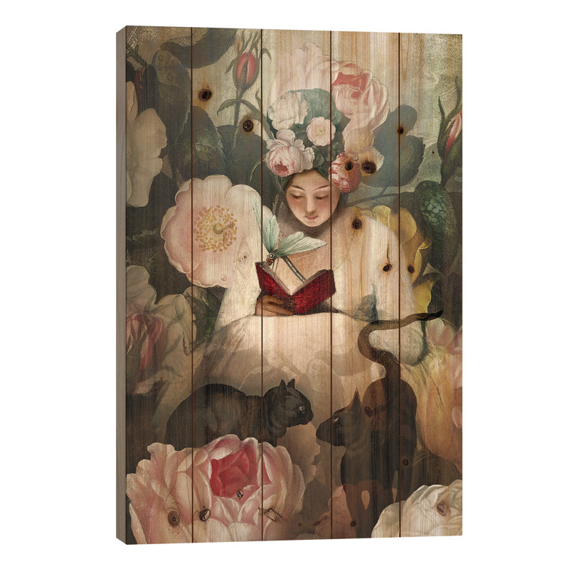 " The Reading " by Catrin Welz-Stein, 18" W x 26" H