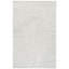 Tapis gris clair / ivoire en laine / coton touffeté à la main-521456889