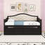 Lit de jour simple en bois avec lit gigogne et 2 tiroirs-605780249