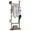 Porte-manteau en bois avec base robuste-918450908