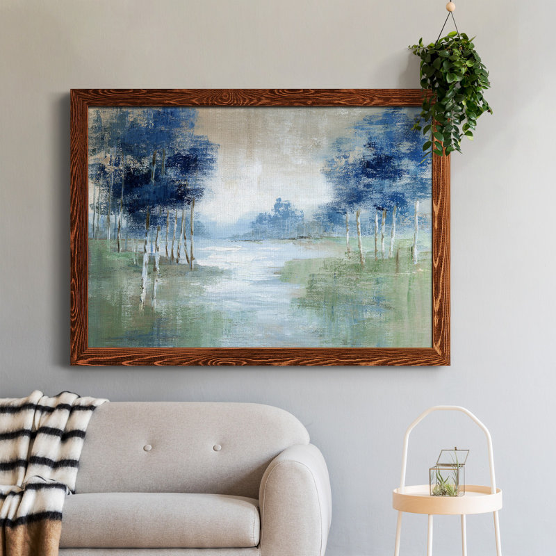 Birch River - Peinture sur toile encadrée, H 31 po x l 44 po x P 0,75 po, Érable
