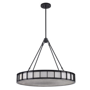 Ivory Isle Alabaster LED Chandelier