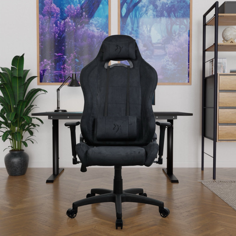 Arozzi Torretta SoftPU Office & Gaming Chair- Pure Black, Black