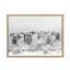 «Herd of Highland Cows BW» par The Creative Bunch Studio - reproduction à cadre flottant