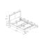 Lit, grand lit, tapissier, aspect cuir brun, transitionnel-700436512-700436513