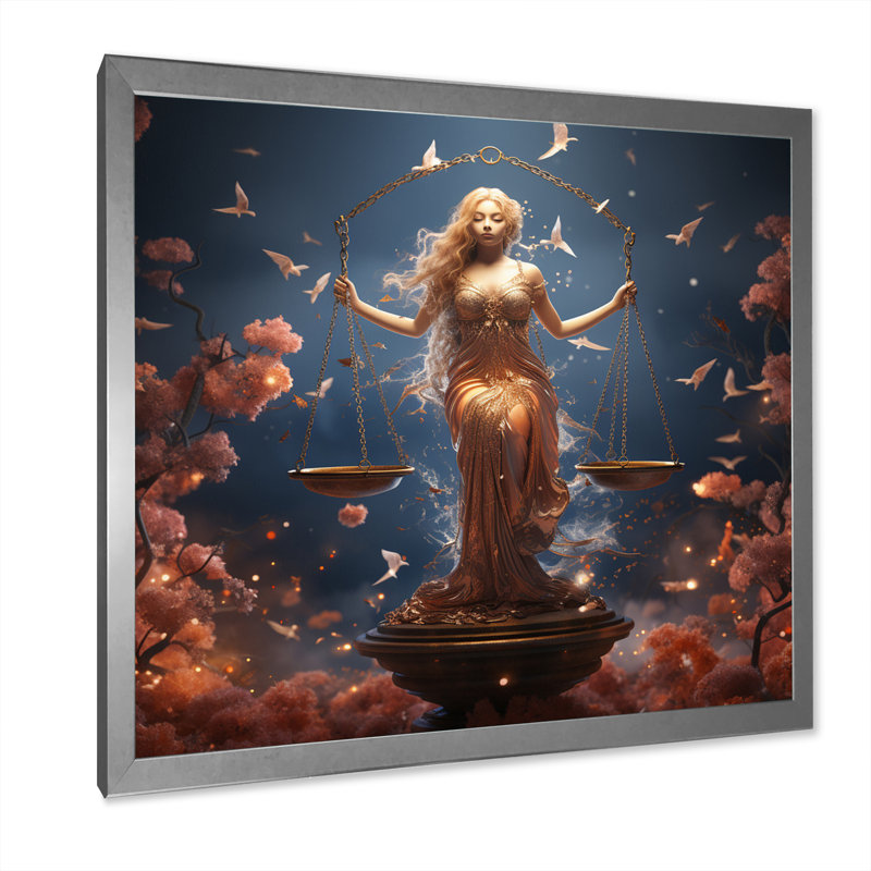 Spiritual Balance II sur impression sur toile, H 24 po x l 24 po x P 1 po, Cadre photo argenté