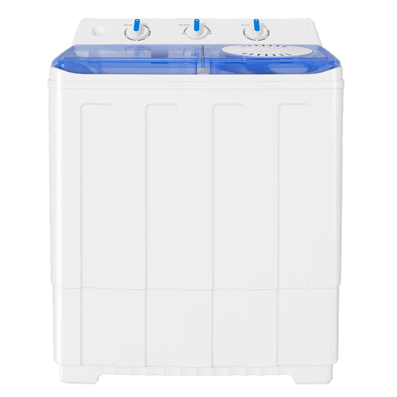 Portable Twin Tub Washer 11Lbs Wash 5.5Lbs Spin Compact Laundry Machine