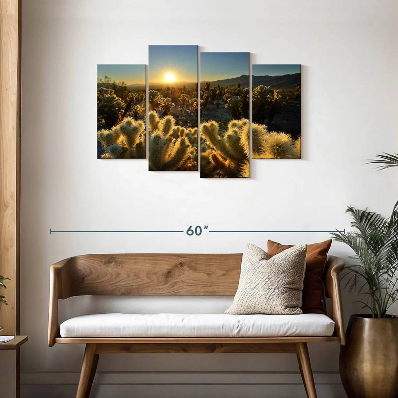 Jardin Harnek Cholla Cactus, H 27 po x l 43 po