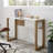 Modern Home Office Desk With Drawer, Fluted Door Details, And Two-Tone Design For Study Or Vanity Use