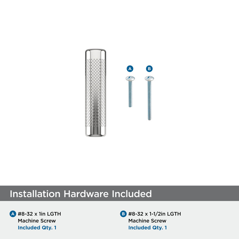 Bouton bar, Chrome poli