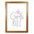 Honey Oak Frame