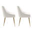 Fauteuil en velours l 21,5 po Koblas-184706861