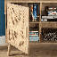 Anelise 1 Rattan Door Open Shelving Sideboard Cabinet Storage Unit