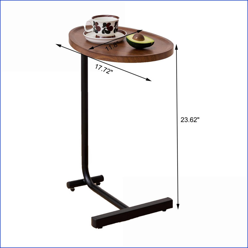 Table basse 2 pièces peu encombrante pour petit salon / chambre à coucher, facile à glisser sous le canapé / lit