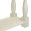 Table console longue de 63 po avec tiroirs de rangement et tablette inférieure pour le vestibule et la table d'entrée-323757615