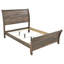Grand lit-bateau en bois massif Gintare-884883622