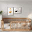 Structure de lit en bois avec clôture-877479462