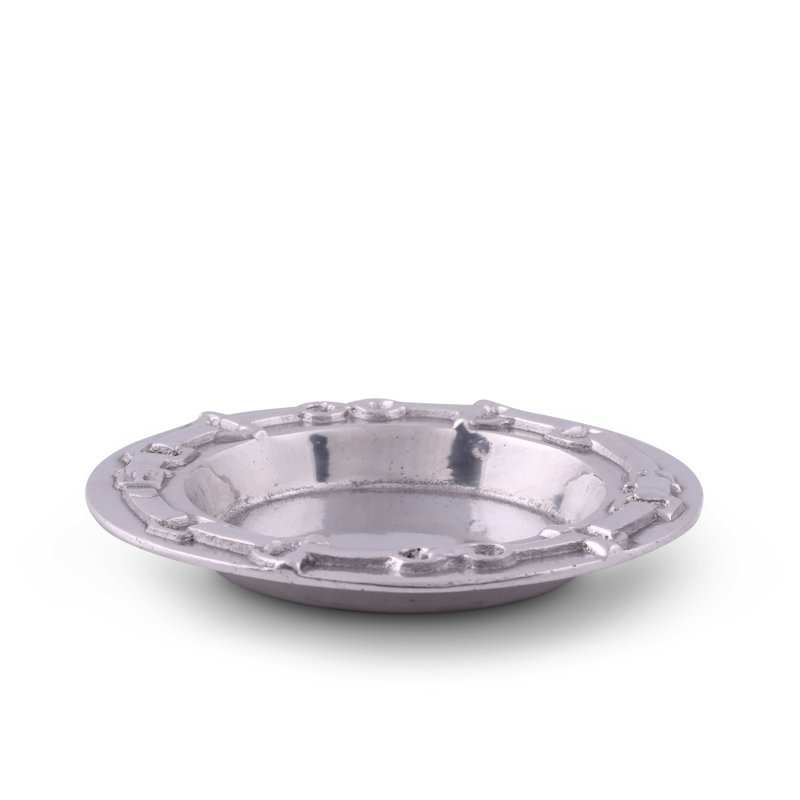 Equestrian Aluminum Round Coaster