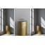 Lavabo sur pied en laiton vieilli texturé 33,9 po Vast Studio avec lavabo sur pied sculpté avec silhouette moderne incurvée et finition mate de luxe sans couture-121425608-121425599