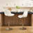 Mitty Swivel Upholstered Adjustable Height Counter Stool with Metal Frame-761902912