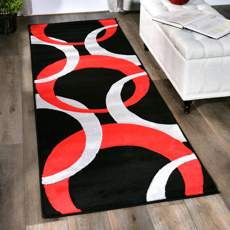 Prunty Geometric Indoor Rug, Runner 2'8" x 8'1" 