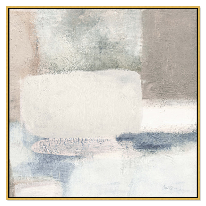Lucas - Toile à cadre flottant, L 46,5 po x H 46,5 po, Or