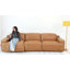 Pluie Genuine Leather 3 Seat Power Recliner Sofa