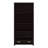 4-Shelf Bookcase with Storage Drawer in Cappuccino Finish